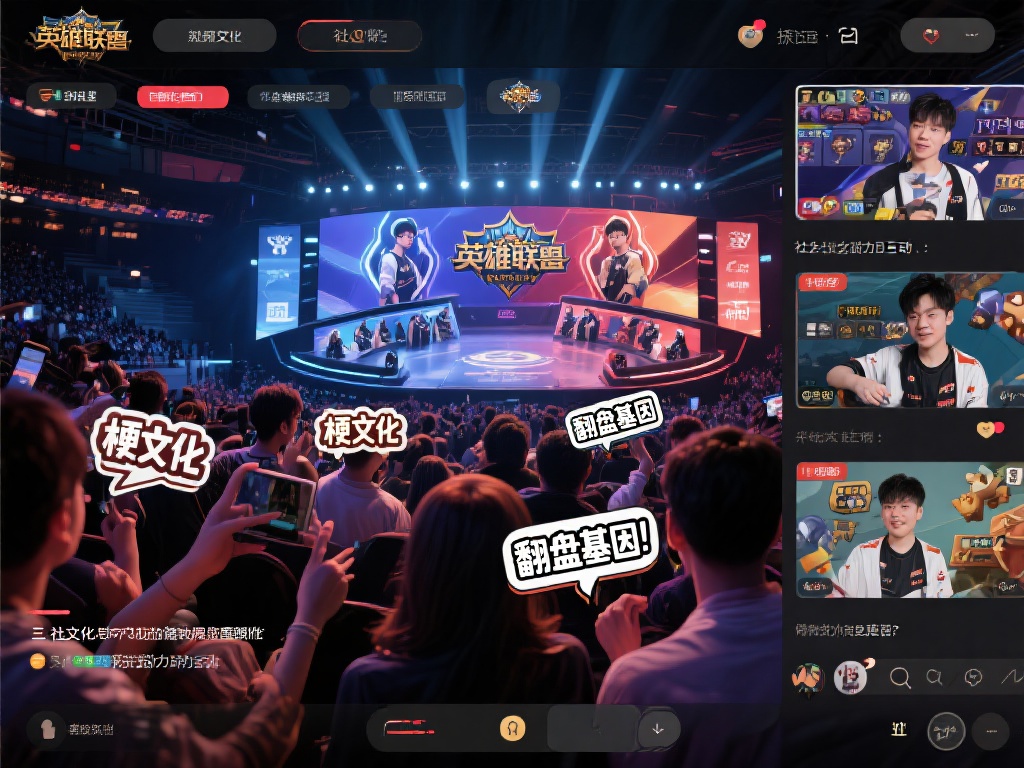 英雄联盟直播比赛视频人气爆棚，粉丝互动热情高涨！